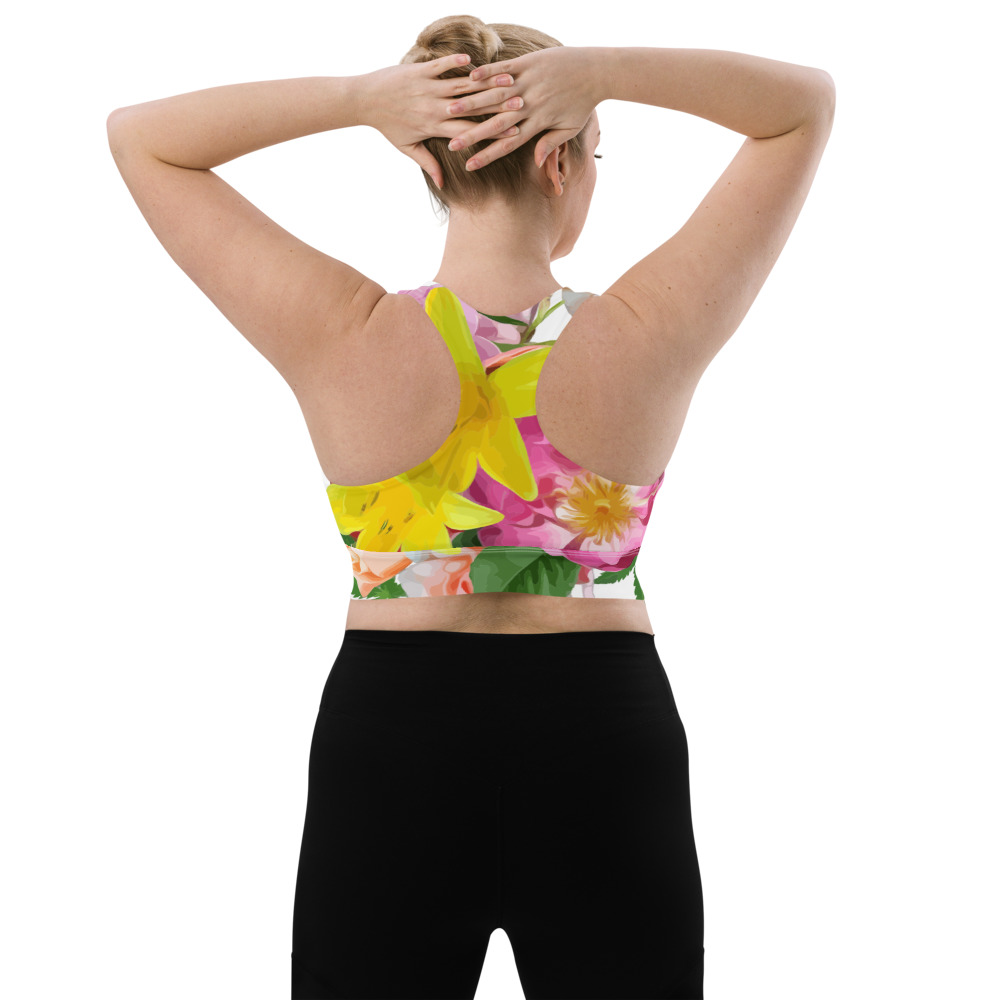Bouquet | Longline Sports Bra - Image 4