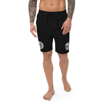 Skulls | Embroidered Fleece Shorts