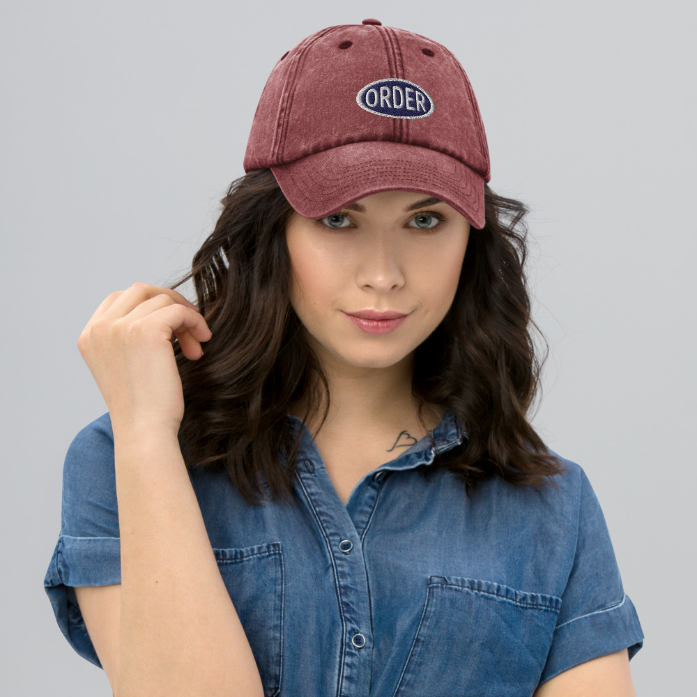 Order | Vintage Hat | 3 Colors - Image 3