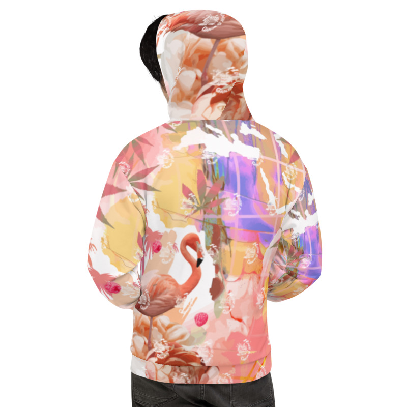Flamingo Paradise Exc. | Men's Relaxed Fit Hoodie - Image 8