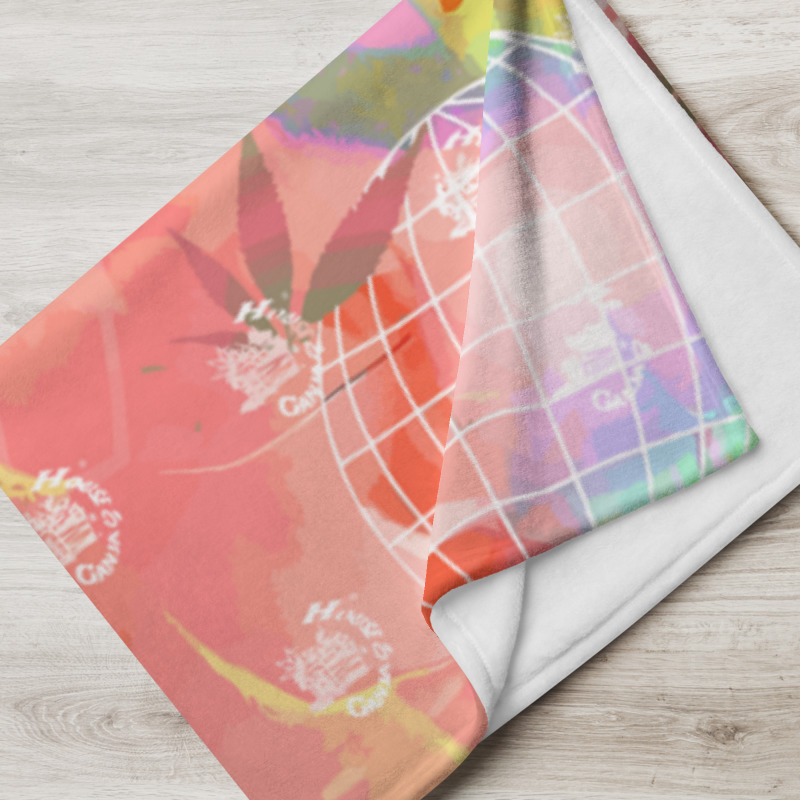 Flamingo Paradise Exc. | Throw Blanket - Image 8