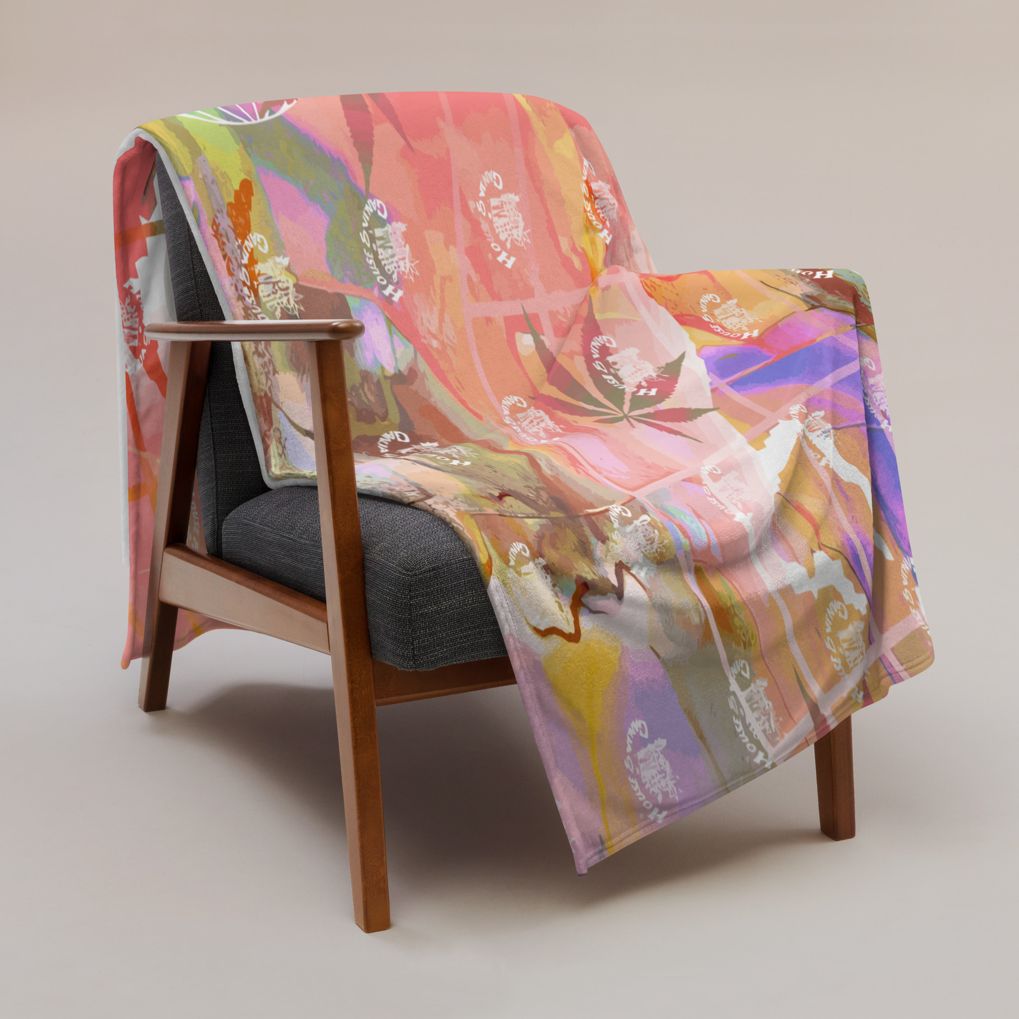 Flamingo Paradise Exc. | Throw Blanket - Image 2