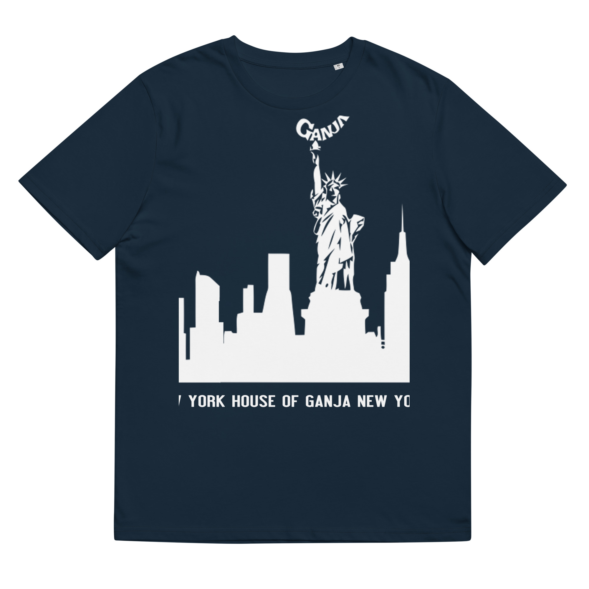 Ganja New York | Organic Cotton Tee | Navy