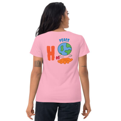 Peace | Women's short sleeve Tee | Desert Pink