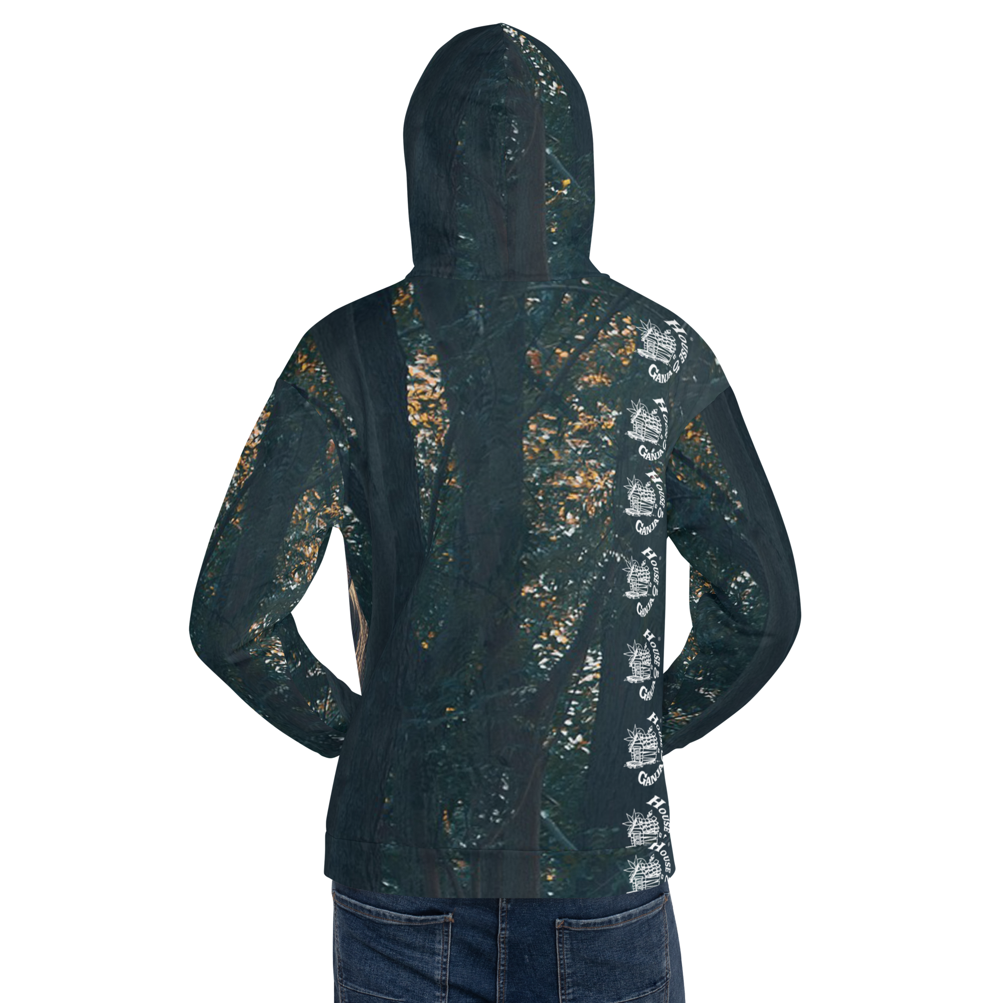 H.O.G. Mystic Forest | Inner Fleece | In Fabric No Fade Print Unisex Hoodie - Image 3