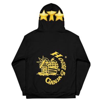 Five Star Gold | Fleece Interior | In Fabric No Fade Print Unisex Hoodie