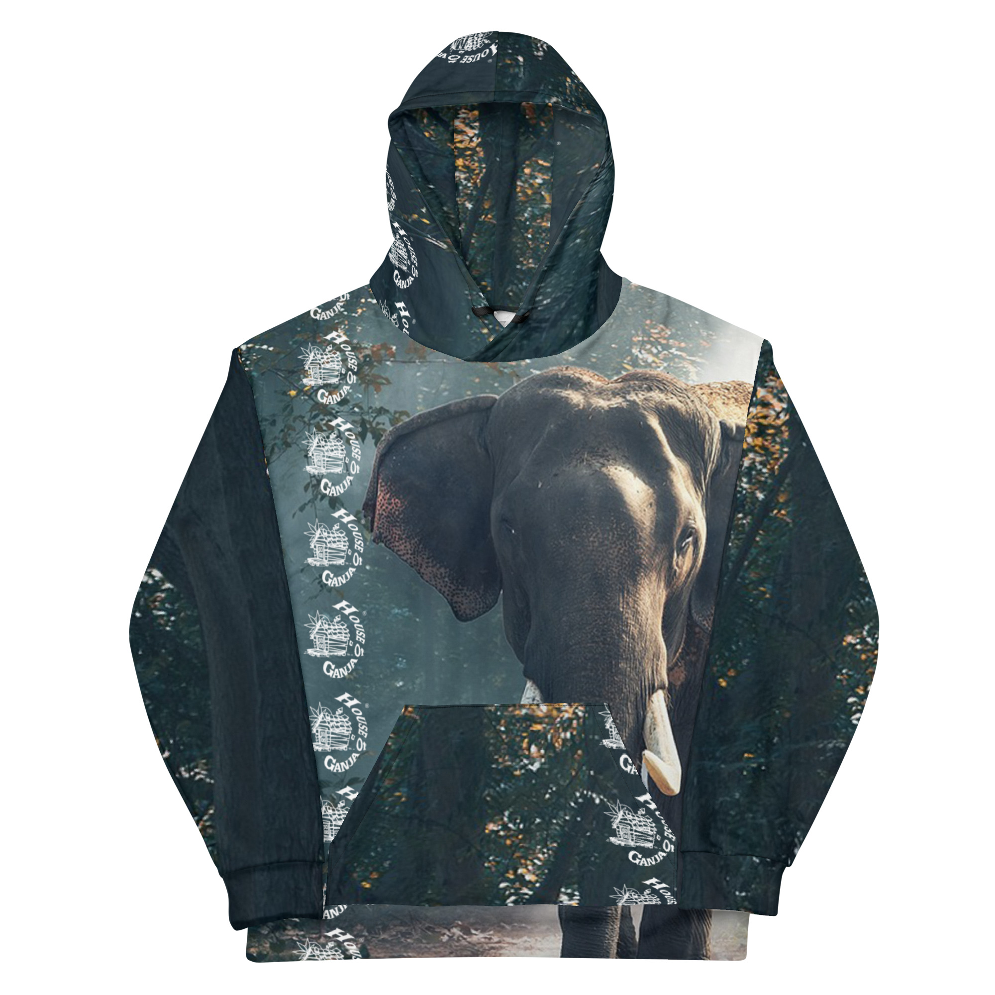 H.O.G. Mystic Forest | Inner Fleece | In Fabric No Fade Print Unisex Hoodie