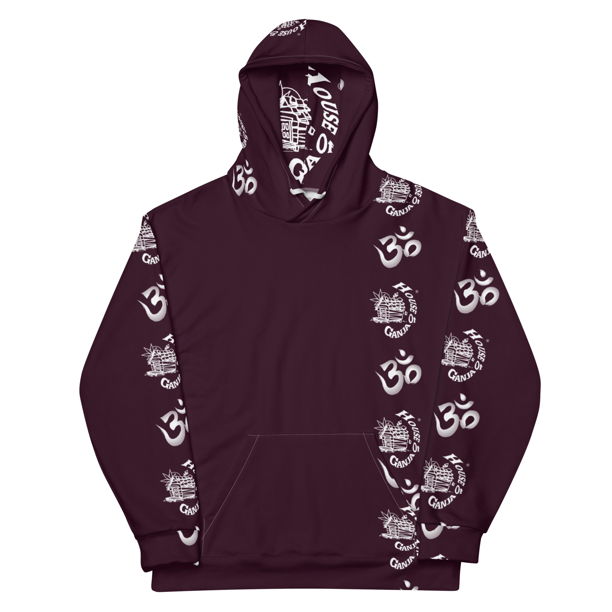 H.O.G. AUM - OM | In Fabric No Fade Print Fleece Lined Unisex Hoodie