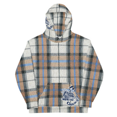 H.O.G. Chill Plaid | Fleece Lined | In Fabric No Fade Print Unisex Hoodie