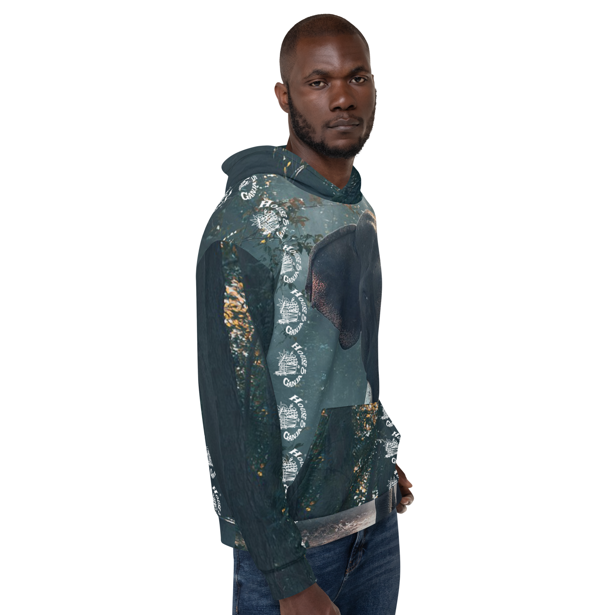 H.O.G. Mystic Forest | Inner Fleece | In Fabric No Fade Print Unisex Hoodie - Image 10