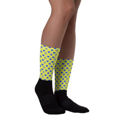 H.O.G.+Bud+Hearts | Socks | Yellow/Blue
