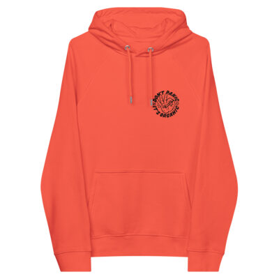 Unisex Dont Panic Its Organic eco raglan hoodie