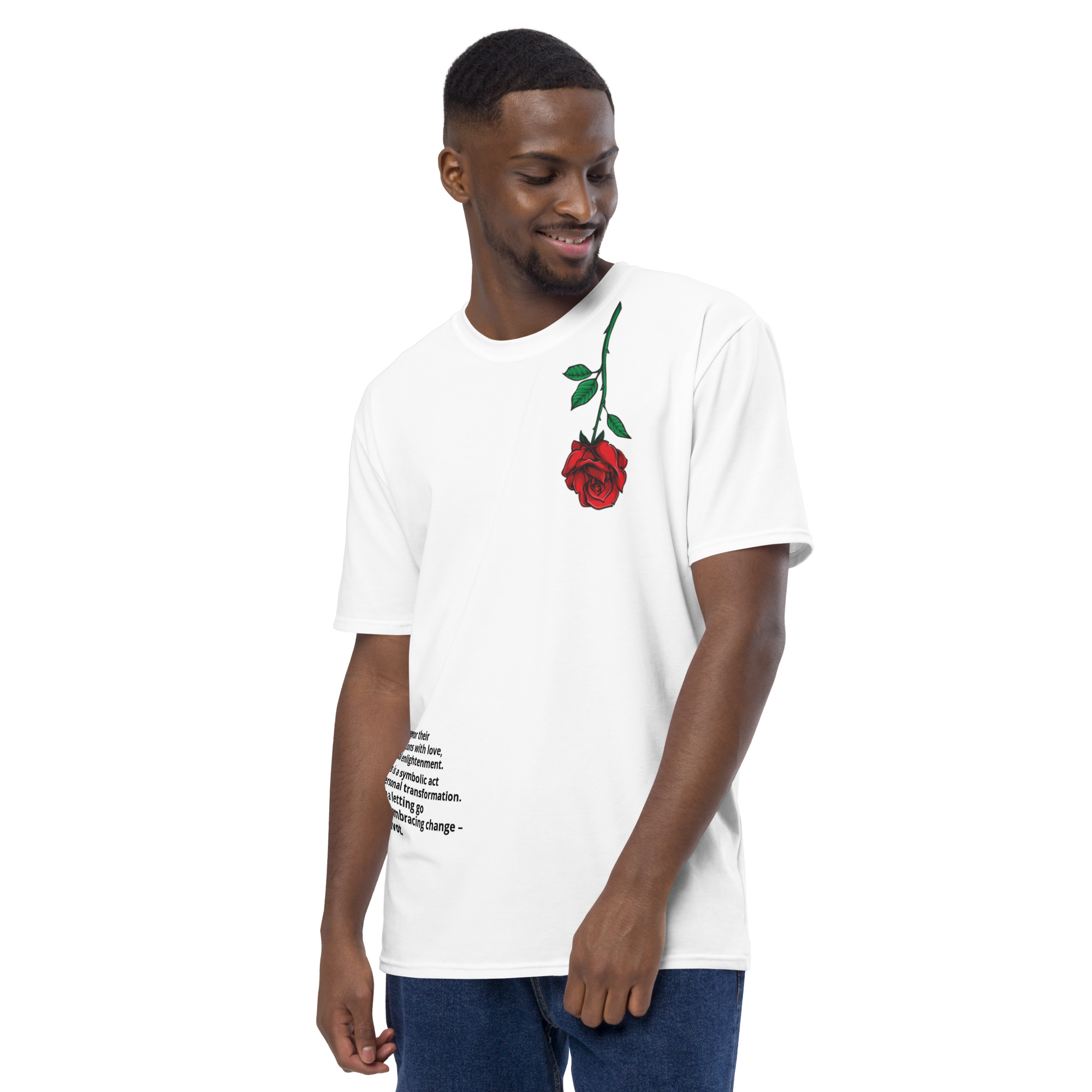Hanging Rose Men's t-shirt - Image 3